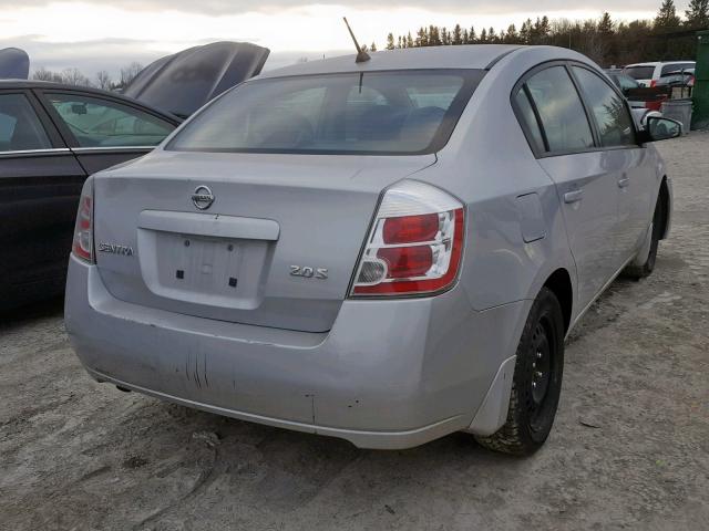 3N1AB61E37L638884 - 2007 NISSAN SENTRA 2.0 SILVER photo 4