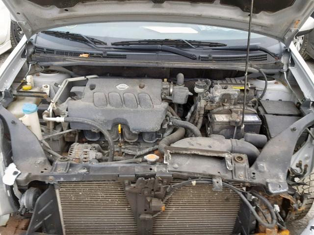 3N1AB61E37L638884 - 2007 NISSAN SENTRA 2.0 SILVER photo 7