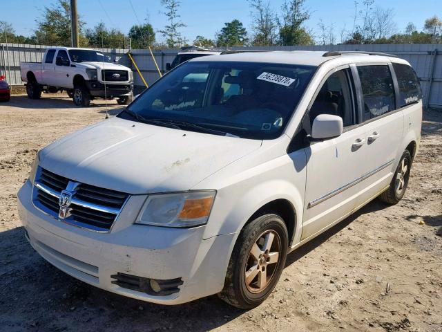 2D8HN541X9R605264 - 2009 DODGE GRAND CARA WHITE photo 2