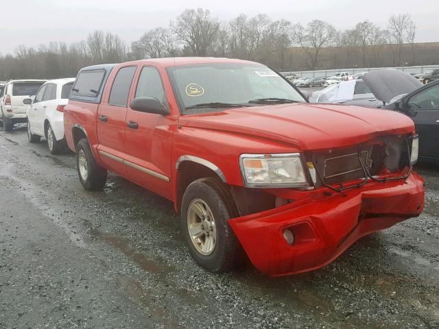 1D7HE48N48S538623 - 2008 DODGE DAKOTA QUA RED photo 1