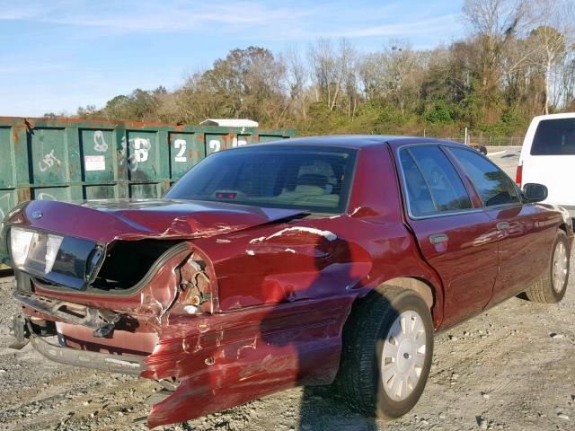 2FAFP71W56X138828 - 2006 FORD CROWN VICT BURGUNDY photo 4