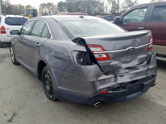 1FAHP2H88EG138412 - 2014 FORD TAURUS SEL GRAY photo 3