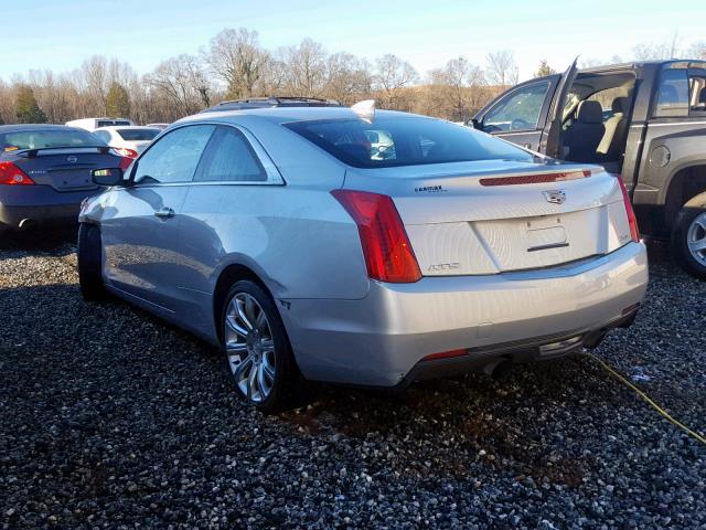 1G6AA1RX1F0126628 - 2015 CADILLAC ATS SILVER photo 3