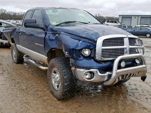 3D7KS28C15G845932 - 2005 DODGE RAM 2500 S BLUE photo 1