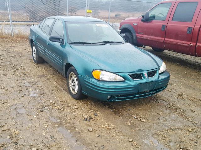 1G2NE52E1XC563486 - 1999 PONTIAC GRAND AM S TURQUOISE photo 1