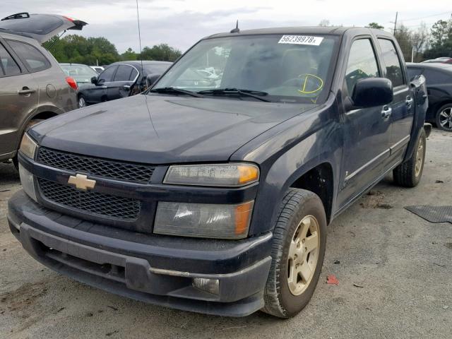 1GCCS13E498116885 - 2009 CHEVROLET COLORADO BLACK photo 2