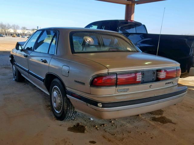 1G4HR52L3SH465868 - 1995 BUICK LESABRE LI GOLD photo 3