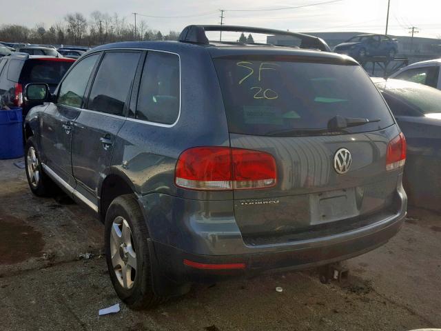 WVGBC77L84D048560 - 2004 VOLKSWAGEN TOUAREG 3. GRAY photo 3