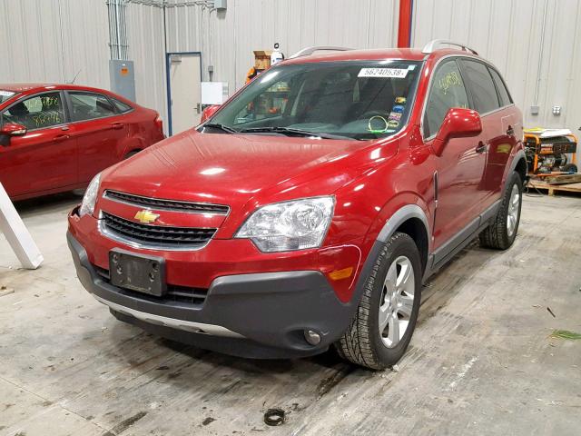 3GNAL2EK5ES640942 - 2014 CHEVROLET CAPTIVA LS RED photo 2