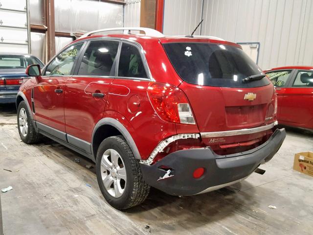 3GNAL2EK5ES640942 - 2014 CHEVROLET CAPTIVA LS 红色 照片 3