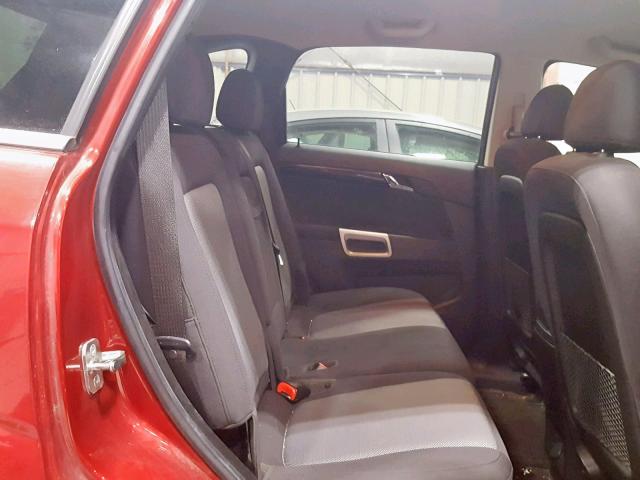 3GNAL2EK5ES640942 - 2014 CHEVROLET CAPTIVA LS RED photo 6