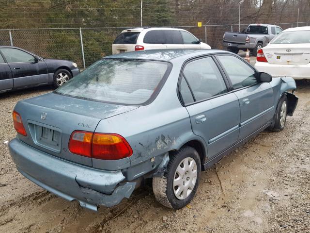 2HGEJ6614YH531524 - 2000 HONDA CIVIC BASE Mavi foto 4