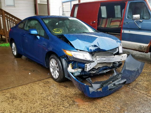 2HGFG3B17CH521666 - 2012 HONDA CIVIC EXL BLUE photo 1