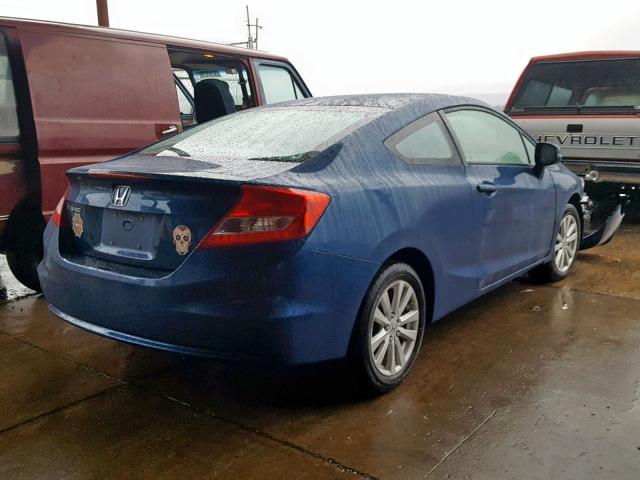 2HGFG3B17CH521666 - 2012 HONDA CIVIC EXL BLUE photo 4