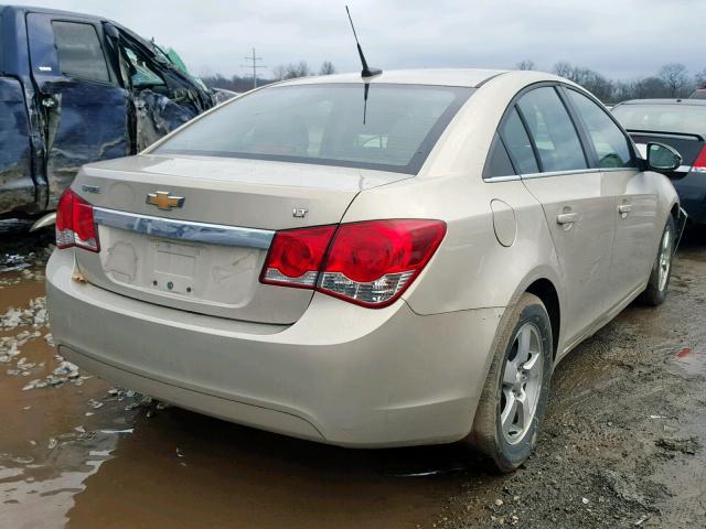 1G1PF5SC7C7187503 - 2012 CHEVROLET CRUZE LT SILVER photo 4