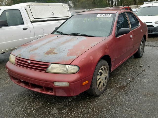 1N4BU31D1TC127896 - 1996 NISSAN ALTIMA XE MAROON photo 2