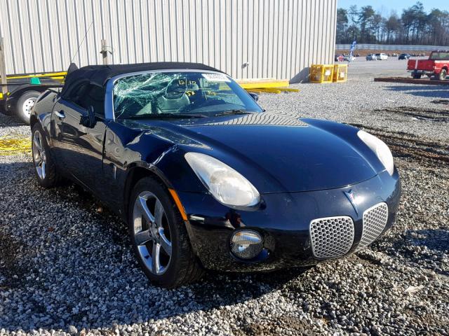 1G2MB35B67Y108159 - 2007 PONTIAC SOLSTICE BLACK photo 1