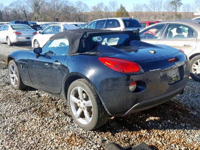 1G2MB35B67Y108159 - 2007 PONTIAC SOLSTICE BLACK photo 3