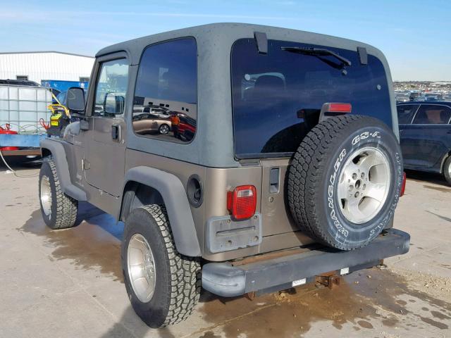 1J4FA49S53P344917 - 2003 JEEP WRANGLER / GREEN photo 3