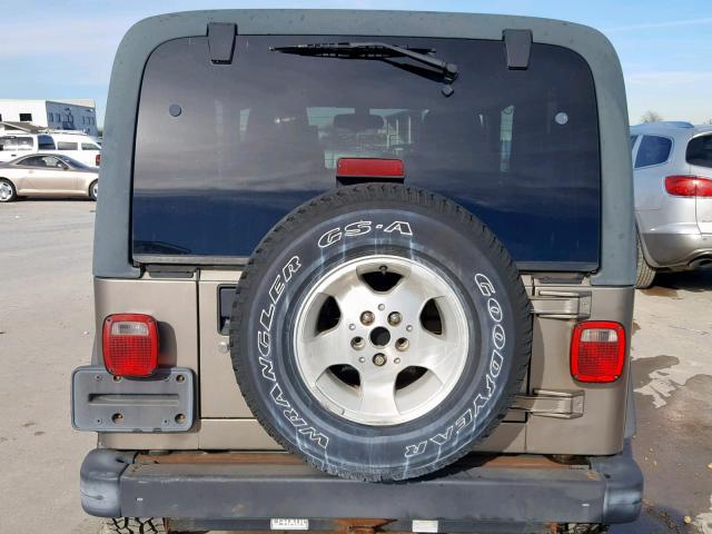 1J4FA49S53P344917 - 2003 JEEP WRANGLER / GREEN photo 6