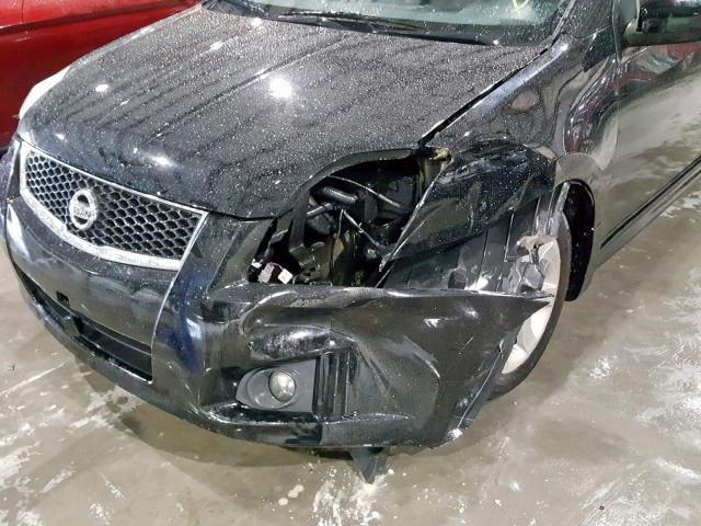 3N1AB6AP1BL652101 - 2011 NISSAN SENTRA 2.0 BLACK photo 9