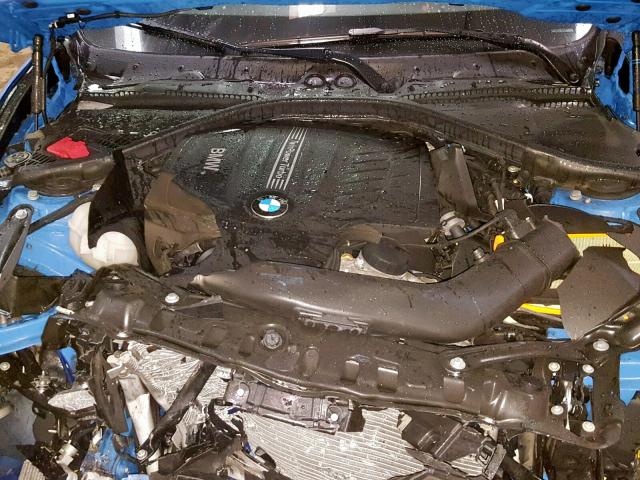 WBA3T3C50EP737546 - 2014 BMW 435 I BLUE photo 7