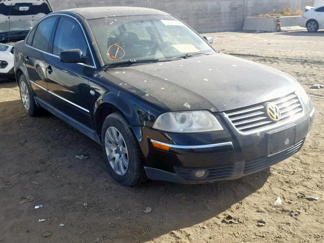 WVWPD63B93E368039 - 2003 VOLKSWAGEN PASSAT GLS BLACK photo 1