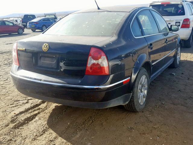 WVWPD63B93E368039 - 2003 VOLKSWAGEN PASSAT GLS BLACK photo 4