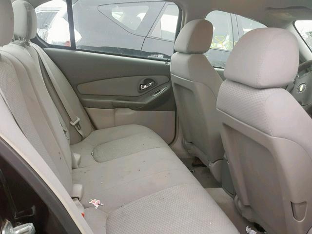 1G1ZS51F56F151299 - 2006 CHEVROLET MALIBU LS Qara foto 6