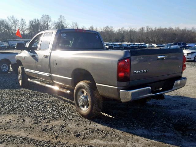 1D7KS28D77J577785 - 2007 DODGE RAM 2500 S GRAY photo 3