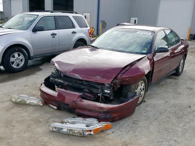 1G3WH52H8YF277717 - 2000 OLDSMOBILE INTRIGUE G RED photo 2