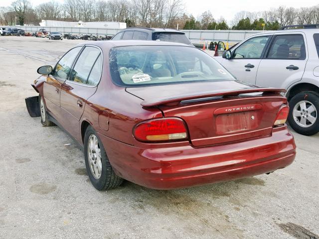1G3WH52H8YF277717 - 2000 OLDSMOBILE INTRIGUE G RED photo 3