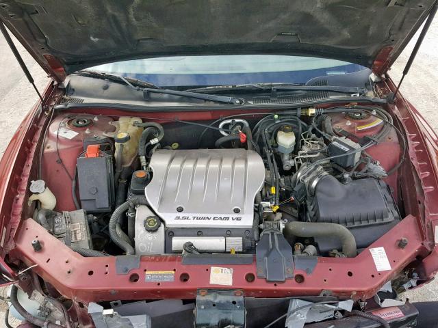 1G3WH52H8YF277717 - 2000 OLDSMOBILE INTRIGUE G RED photo 7