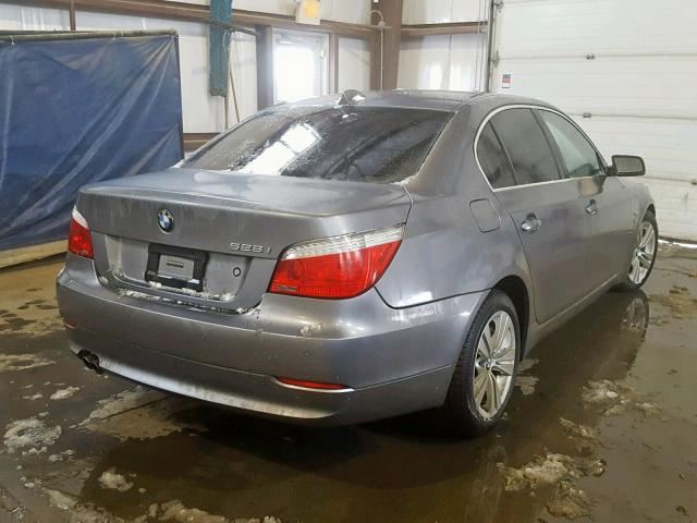 WBANV1C51AC157943 - 2010 BMW 528 XI SILVER photo 4