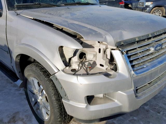 1FMEU75886UB40117 - 2006 FORD EXPLORER L SILVER photo 9