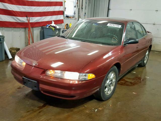 1G3WH52H61F273087 - 2001 OLDSMOBILE INTRIGUE G RED photo 2