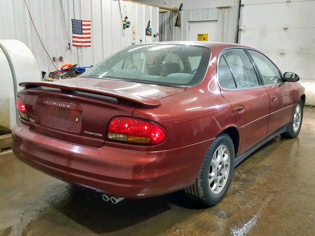 1G3WH52H61F273087 - 2001 OLDSMOBILE INTRIGUE G RED photo 4