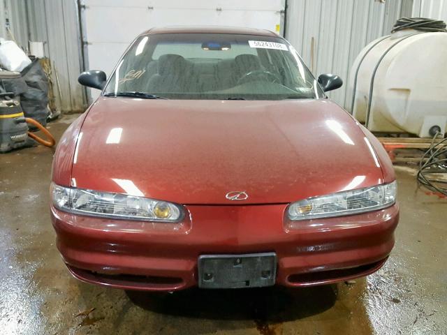 1G3WH52H61F273087 - 2001 OLDSMOBILE INTRIGUE G RED photo 9