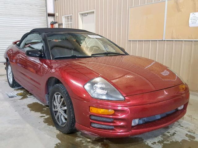 4A3AE35G11E001186 - 2001 MITSUBISHI ECLIPSE SP MAROON photo 1