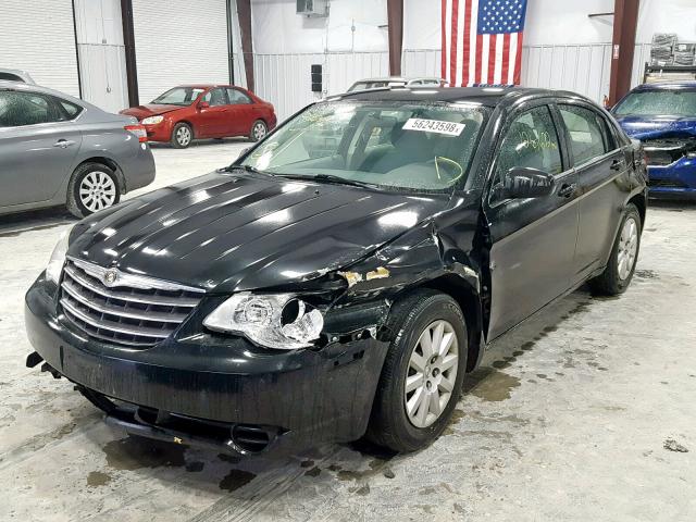 1C3LC46K38N122830 - 2008 CHRYSLER SEBRING LX BLACK photo 2