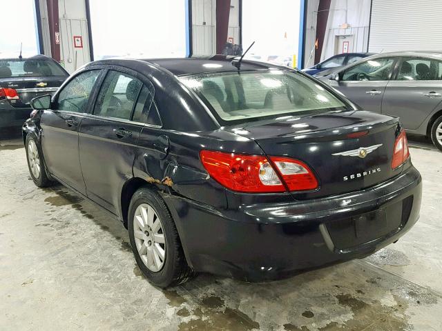 1C3LC46K38N122830 - 2008 CHRYSLER SEBRING LX BLACK photo 3