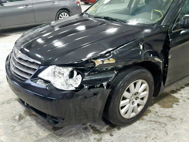 1C3LC46K38N122830 - 2008 CHRYSLER SEBRING LX BLACK photo 9