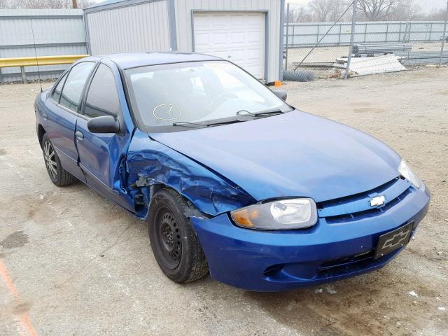 1G1JF52F437357316 - 2003 CHEVROLET CAVALIER L BLUE photo 1