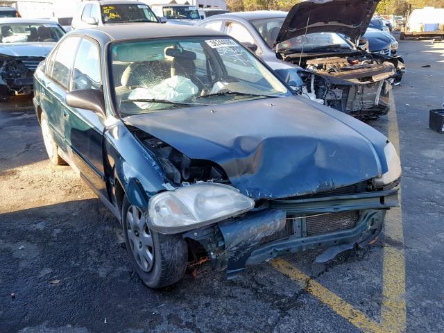 2HGEJ6613YH602938 - 2000 HONDA CIVIC BASE Yaşıl foto 1