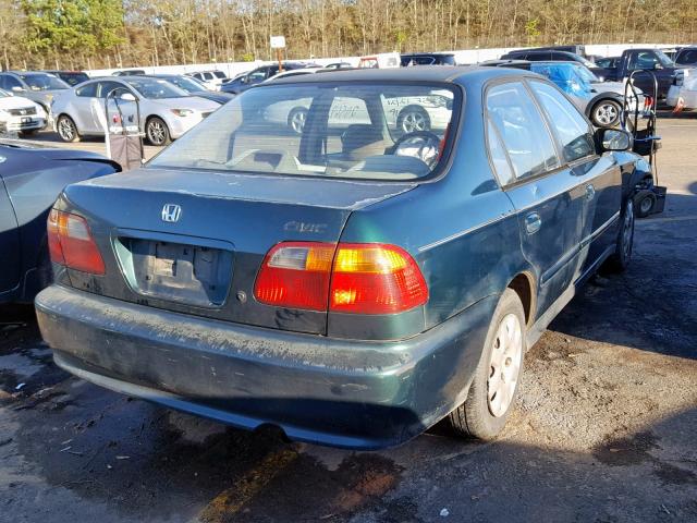 2HGEJ6613YH602938 - 2000 HONDA CIVIC BASE Yaşıl foto 4