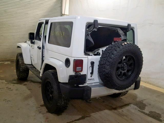 1C4AJWBG4HL658297 - 2017 JEEP WRANGLER S WHITE photo 3