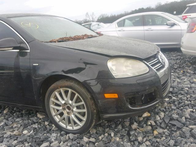 3VWRJ71K79M008651 - 2009 VOLKSWAGEN JETTA WOLF BLACK photo 9