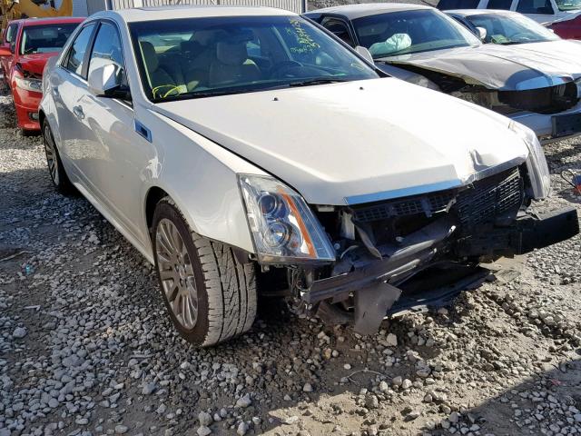 1G6DE5E53D0152464 - 2013 CADILLAC CTS LUXURY WHITE photo 1