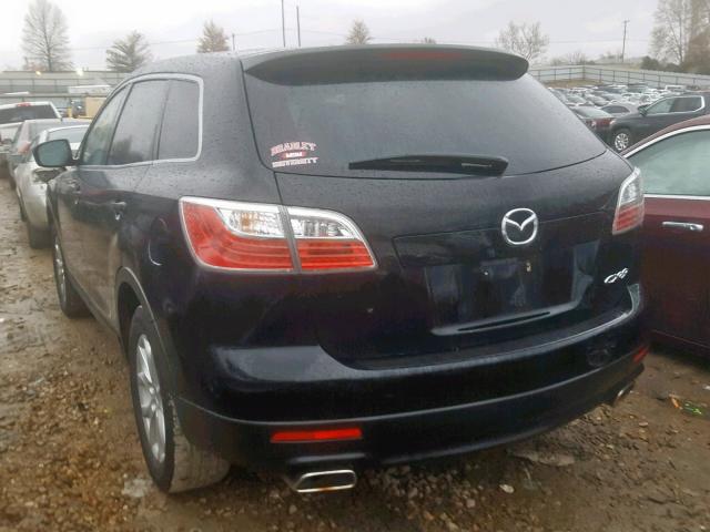 JM3TB2CA8C0341648 - 2012 MAZDA CX-9 BLACK photo 3