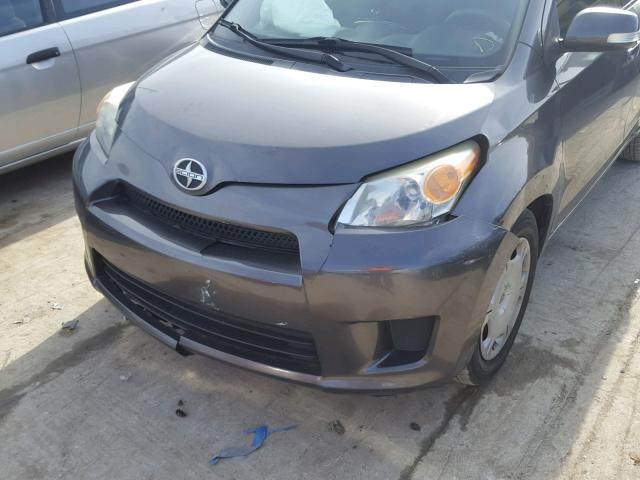 JTKKU10458J007613 - 2008 SCION XD GRAY photo 9